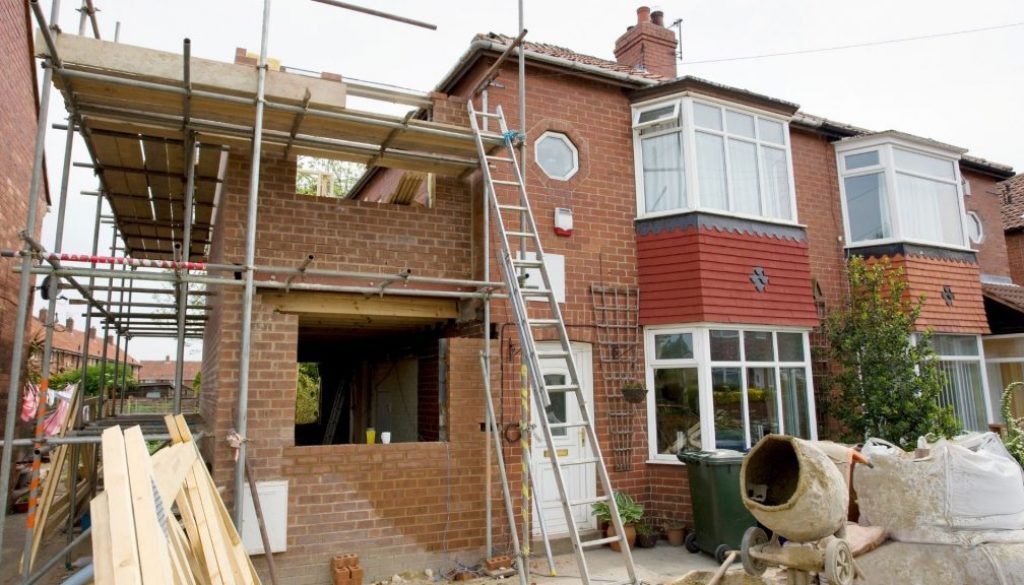 house extension project