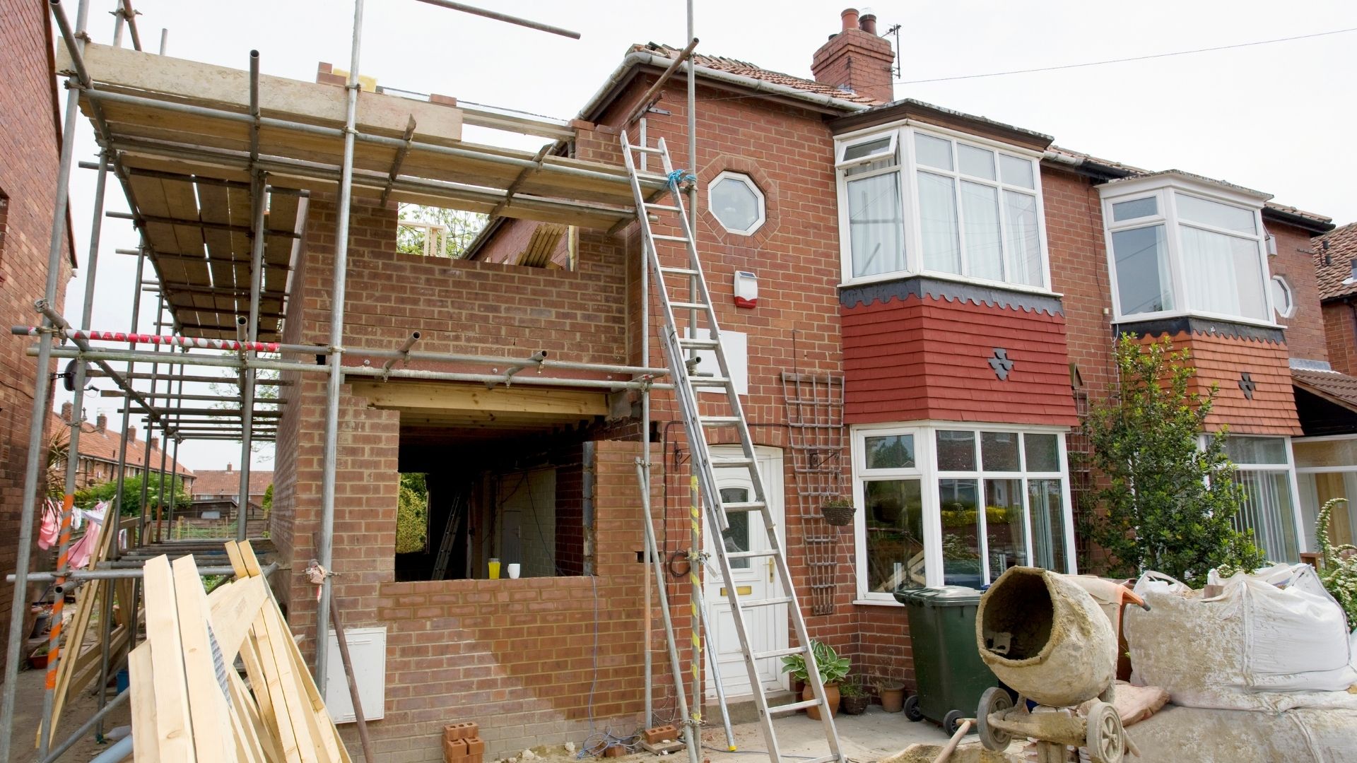 house extension project